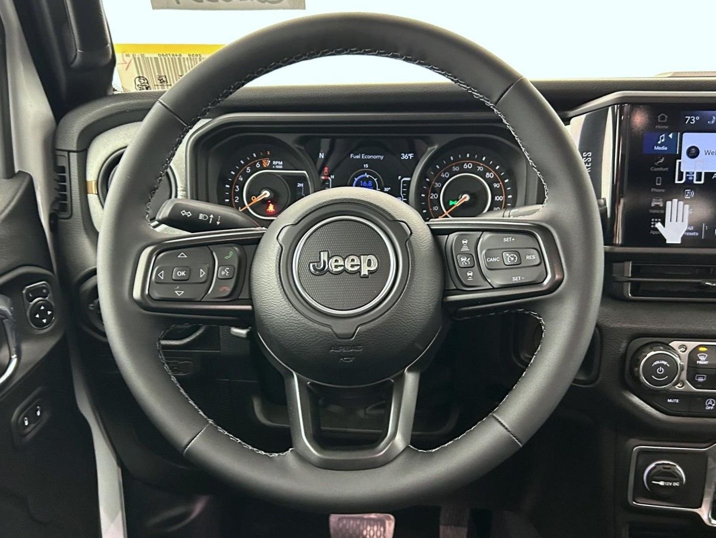 New 2026 Bright White Clear-Coat Exterior Paint Jeep Sport S image 11