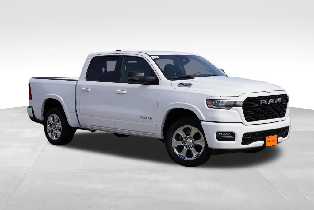 New 2026 Bright White Clear-Coat Exterior Paint RAM Big Horn image 1