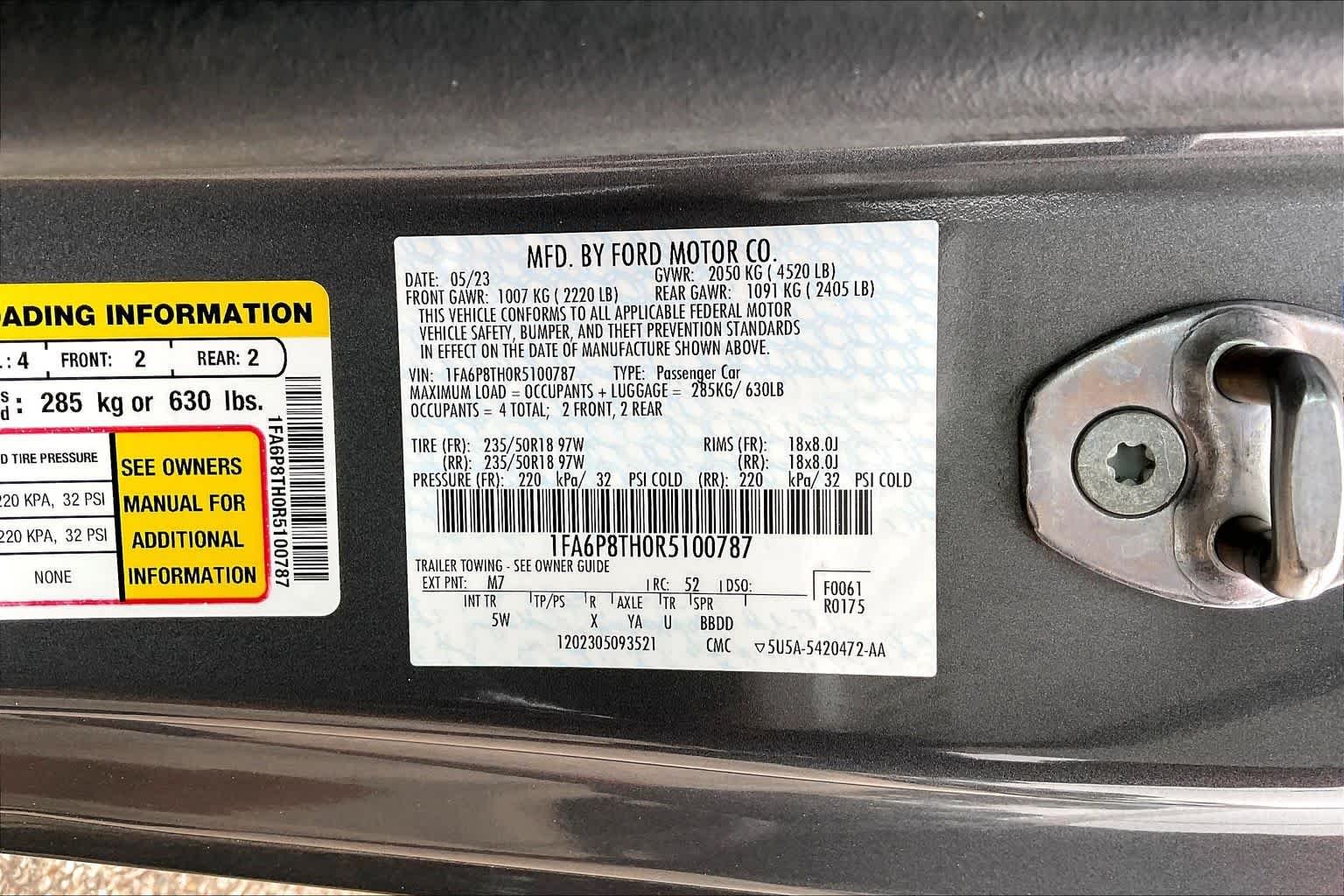 Used 2024 Carbonized Gray Ford EcoBoost Premium image 29