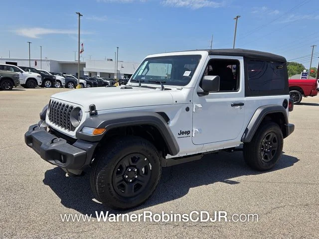 New 2026 Bright White Clear-Coat Exterior Paint Jeep Sport image 3