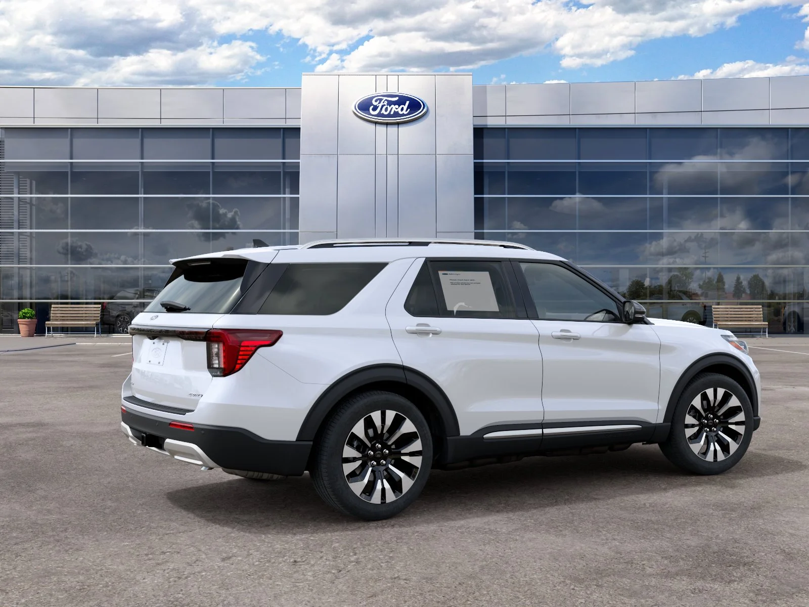 New 2027 Star White Metallic Tri-Coat Ford Platinum™ image 54