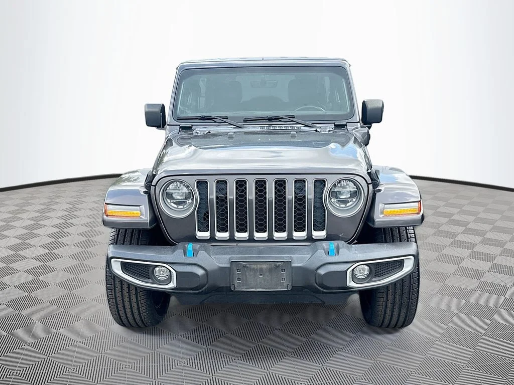 Used 2022 Gray Jeep Unlimited Sahara 4xe image 2
