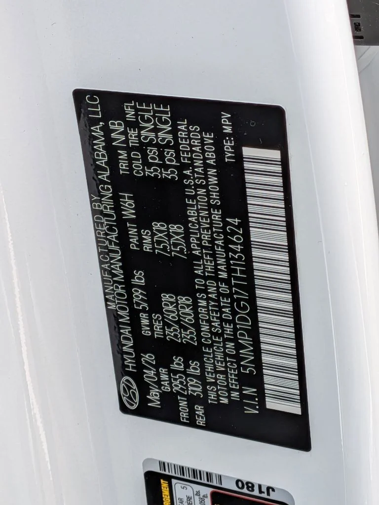 New 2026 White Hyundai SE image 34