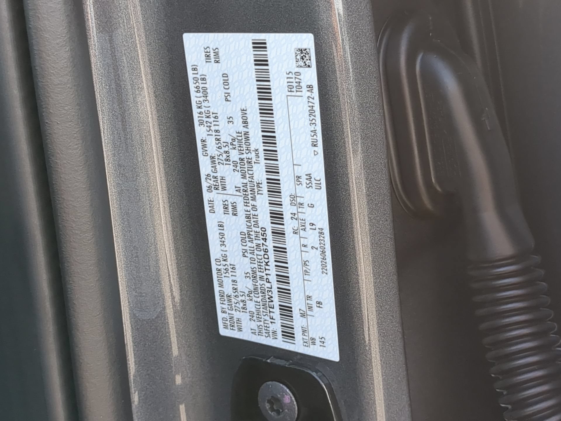 New 2026 Carbonized Gray Metallic Ford XLT image 69