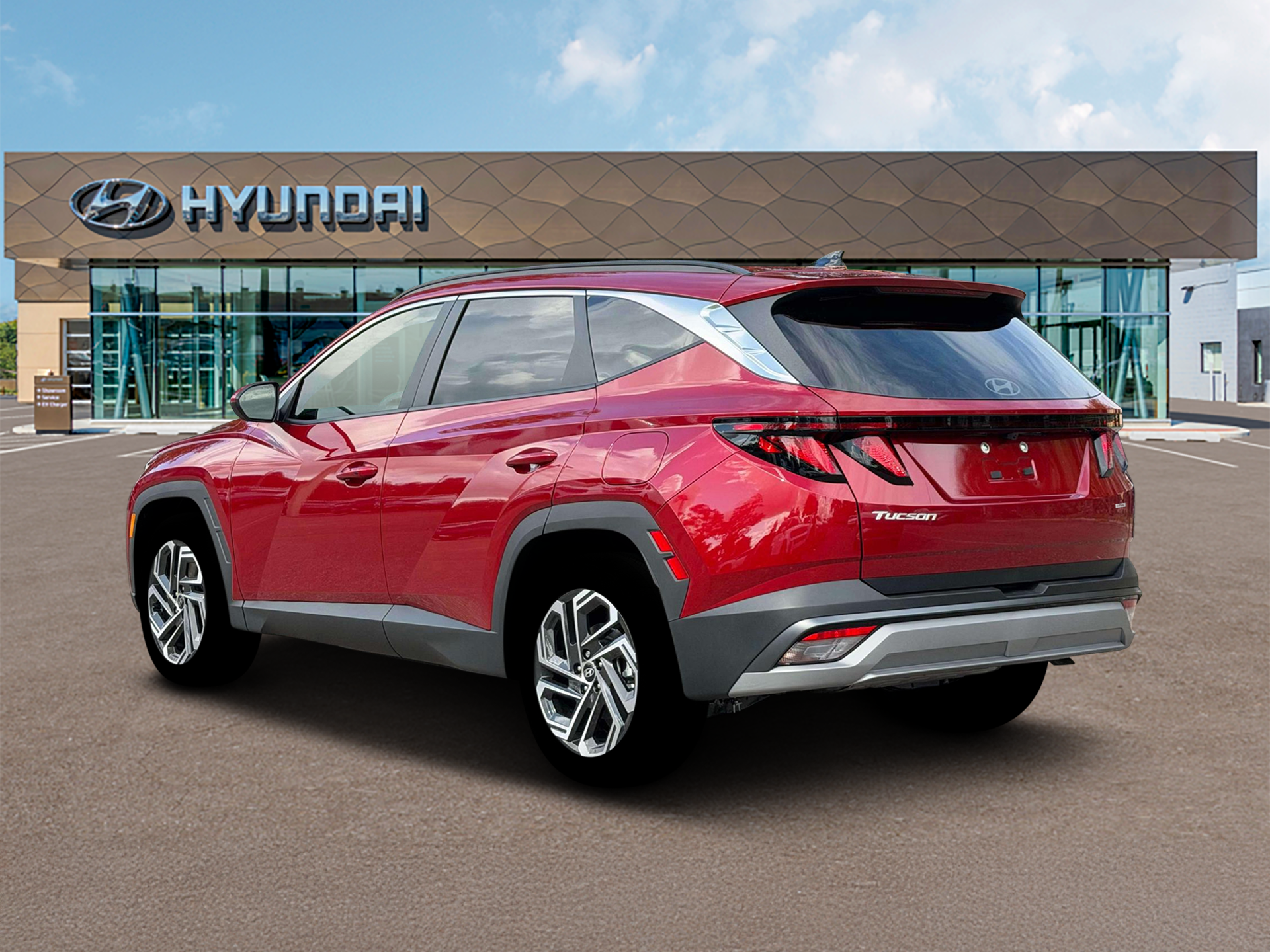 New 2026 Ultimate Red Hyundai SEL Plus AWD image 5