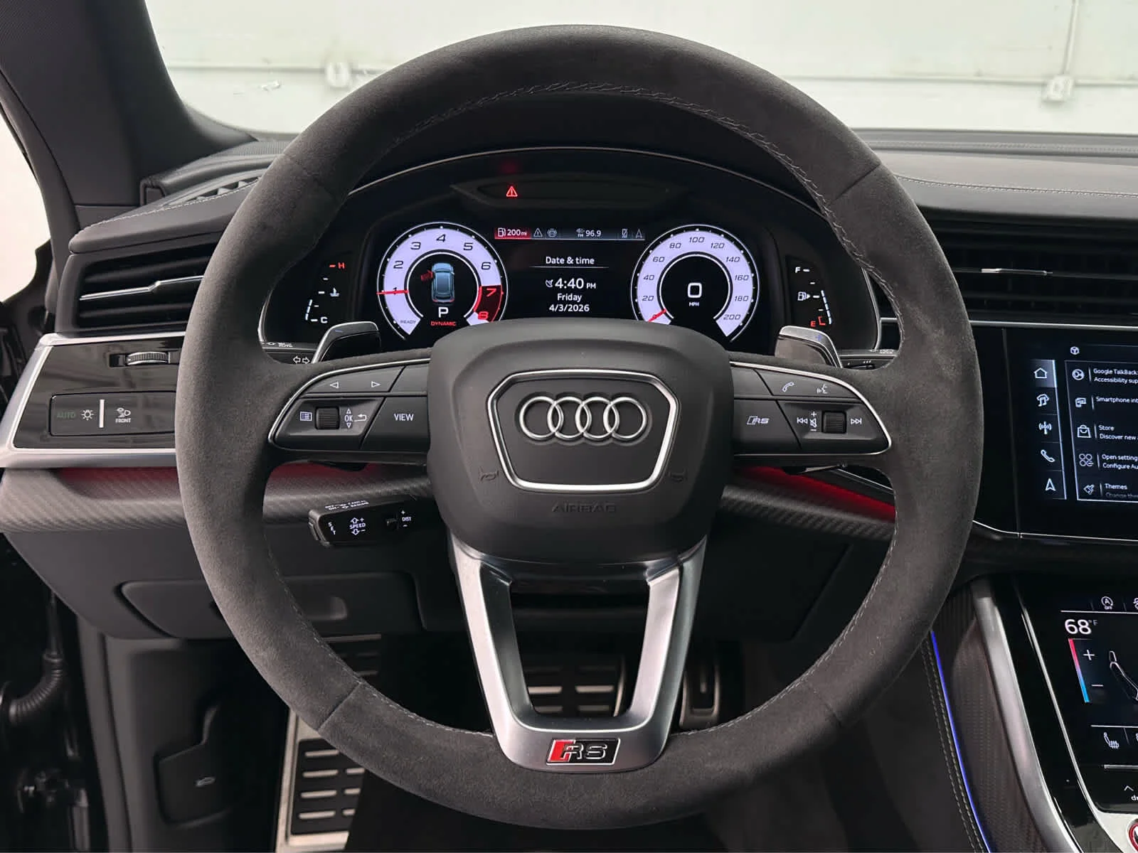 Used 2025 Mythos Black Metallic Audi performance image 24