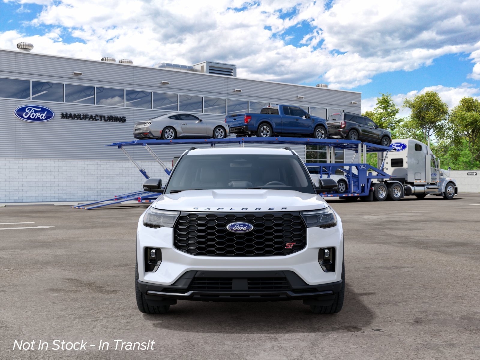 New 2027 Star White Metallic Tri-Coat Ford ST image 3