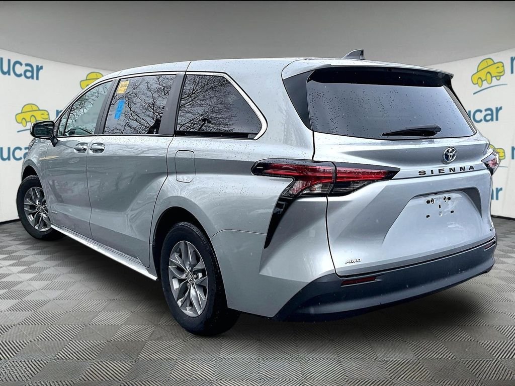 Used 2021 Celestial Silver Metallic Toyota LE image 3