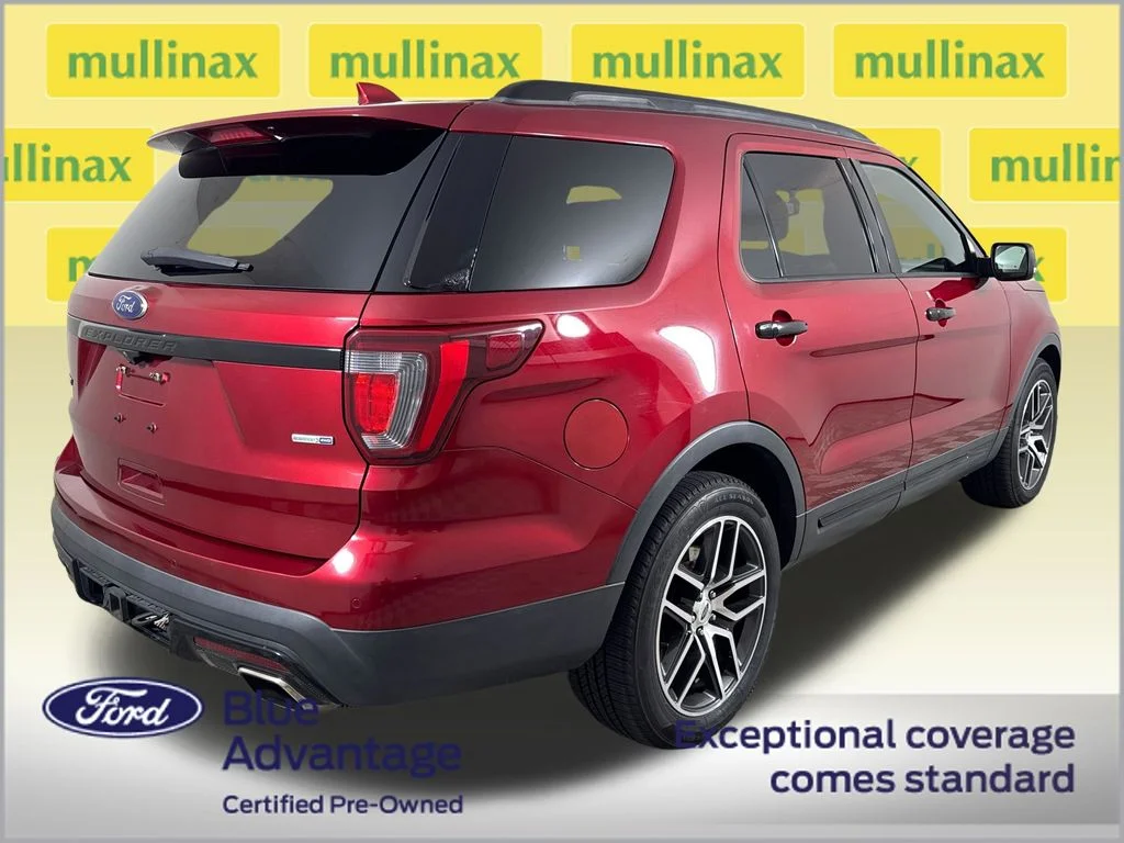 Certified Used 2017 Red Ford Sport image 4
