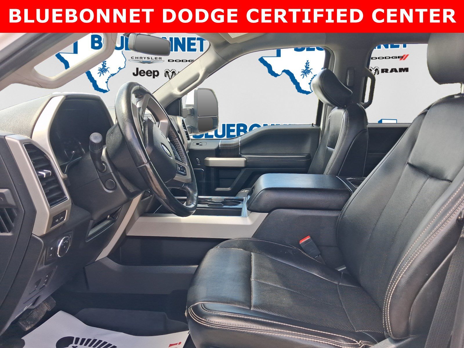 Used 2021 Star White Metallic Tri-Coat Ford LARIAT image 11