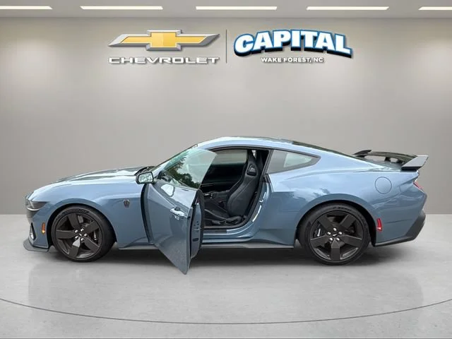 Used 2025 Blue Ford Dark Horse Fastback image 3