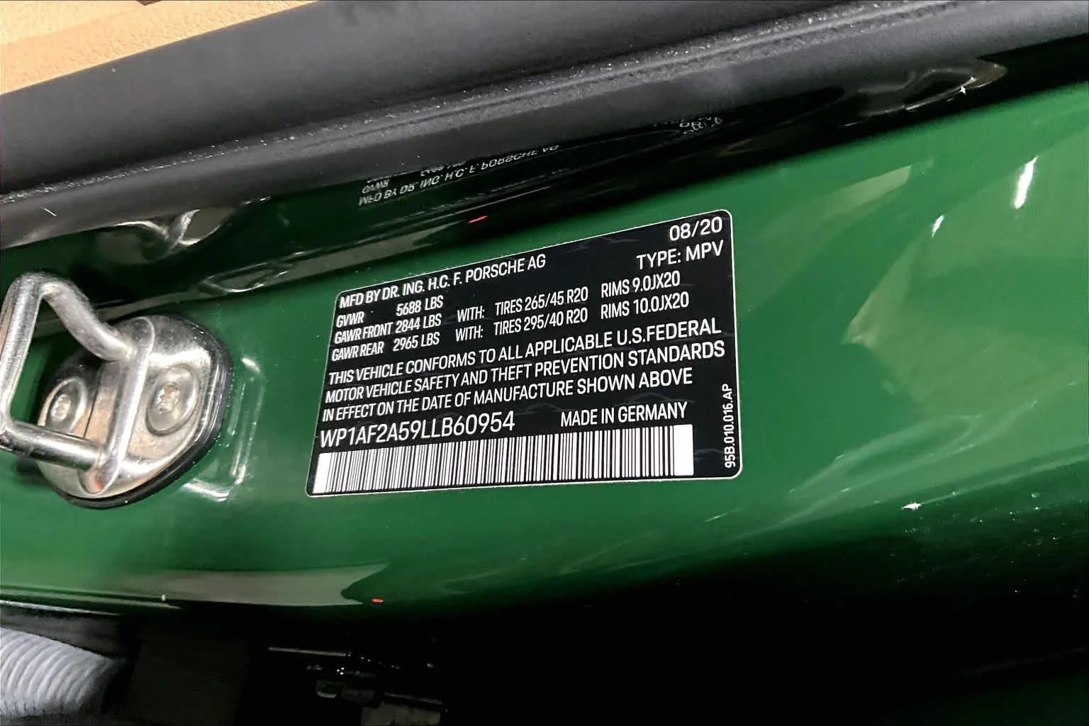 Used 2020 Mamba Green Metallic Porsche Turbo image 37