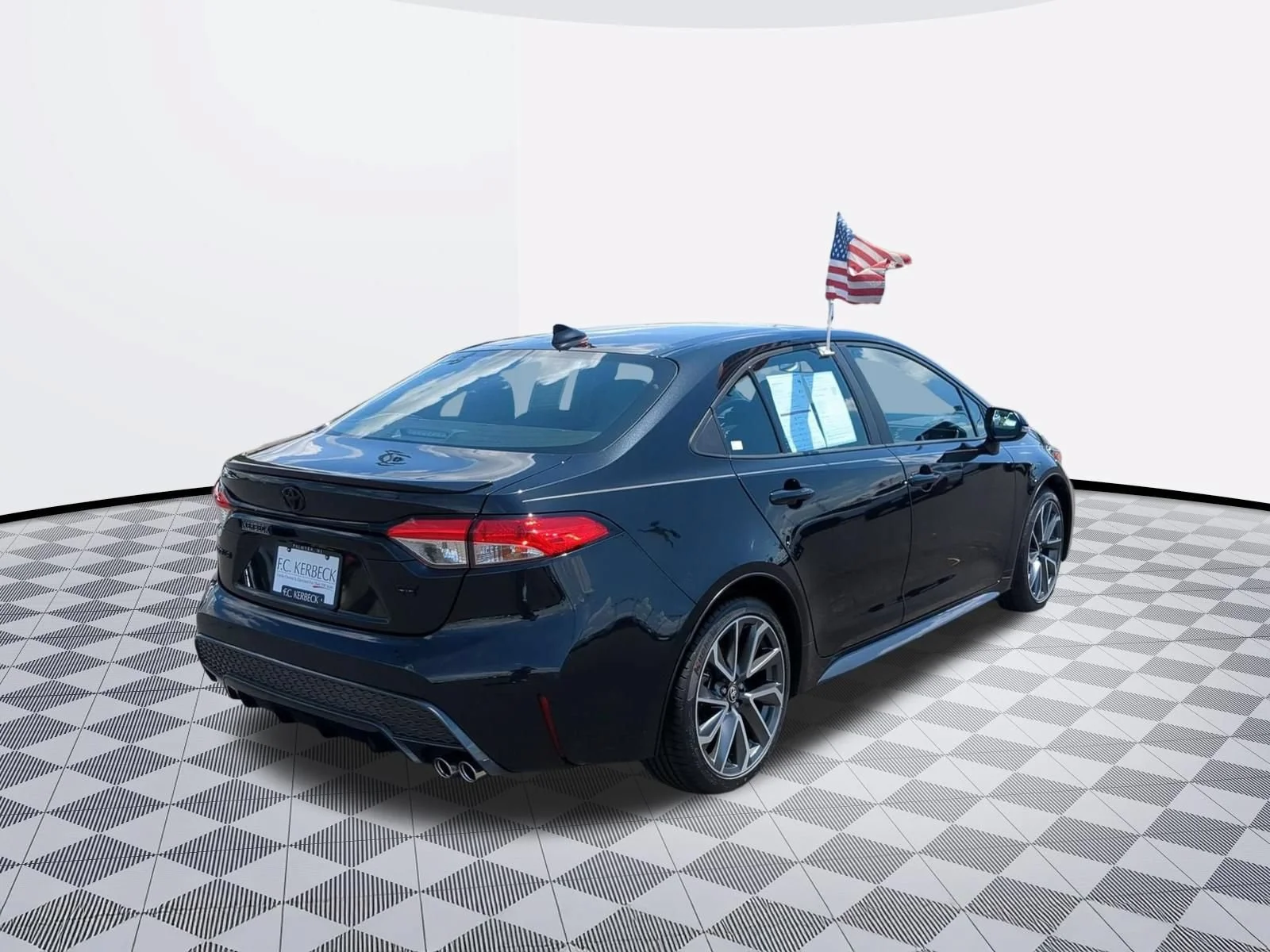 Used 2021 Black Toyota SE image 7