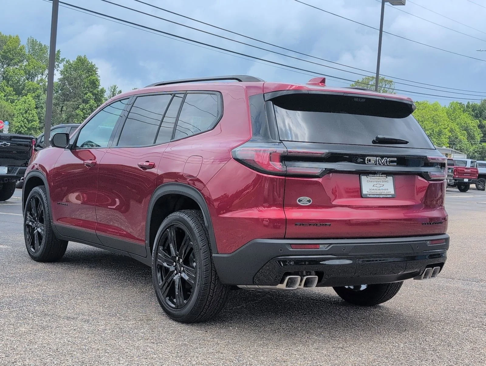 New 2026 Volcanic Red Tintcoat GMC Elevation image 3