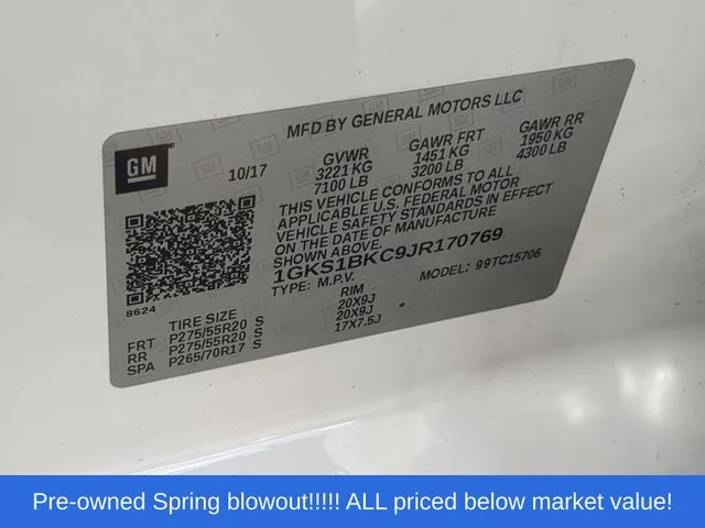 Used 2018 White GMC SLT image 56