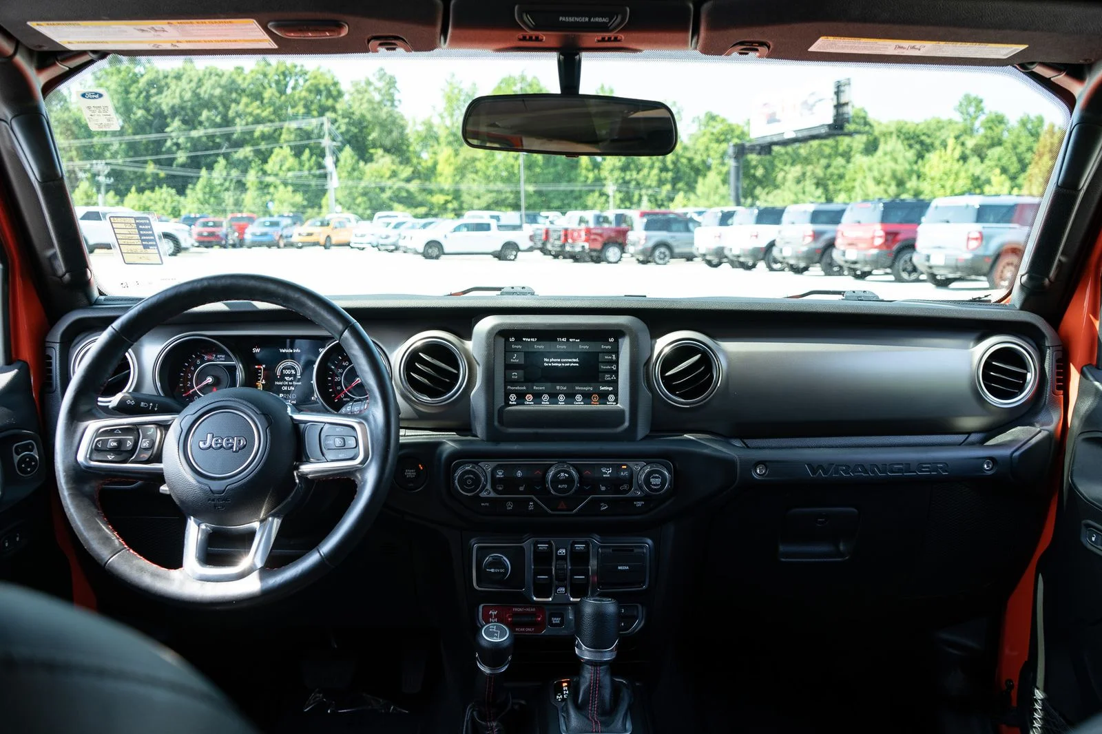 Used 2019 Orange Jeep Unlimited Rubicon image 19