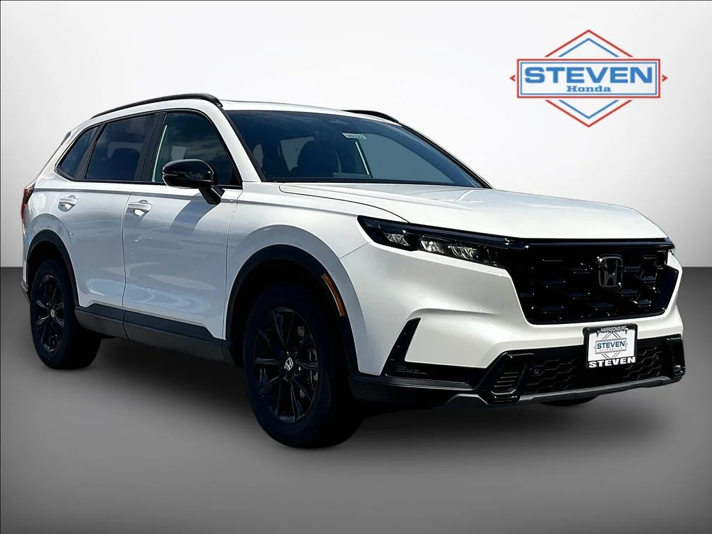 New 2026 Platinum White Pearl Honda AWD Sport-L Hybrid image 1