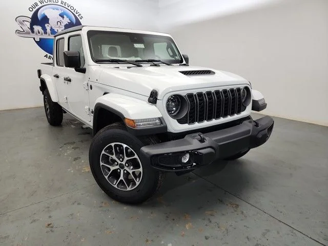 New 2025 Bright White Clear-Coat Exterior Paint Jeep Sport S image 4