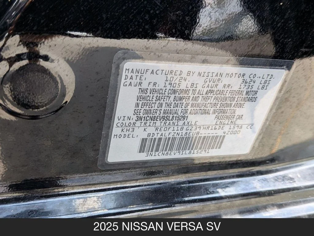 Used 2025 Black Nissan 1.6 SV image 24