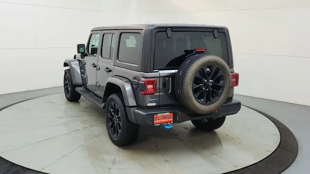 Used 2023 Gray Jeep Sahara 4xe image 9