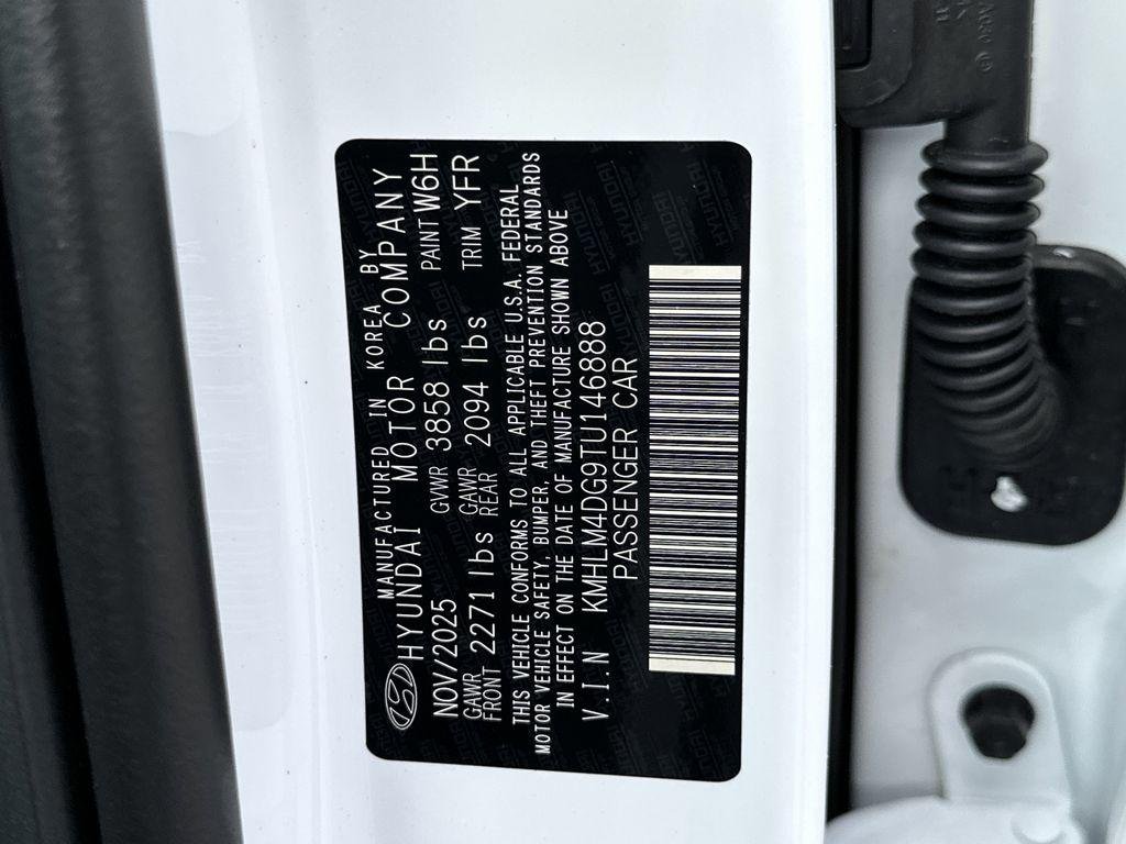 New 2026 Serenity White Hyundai SEL Sport image 25