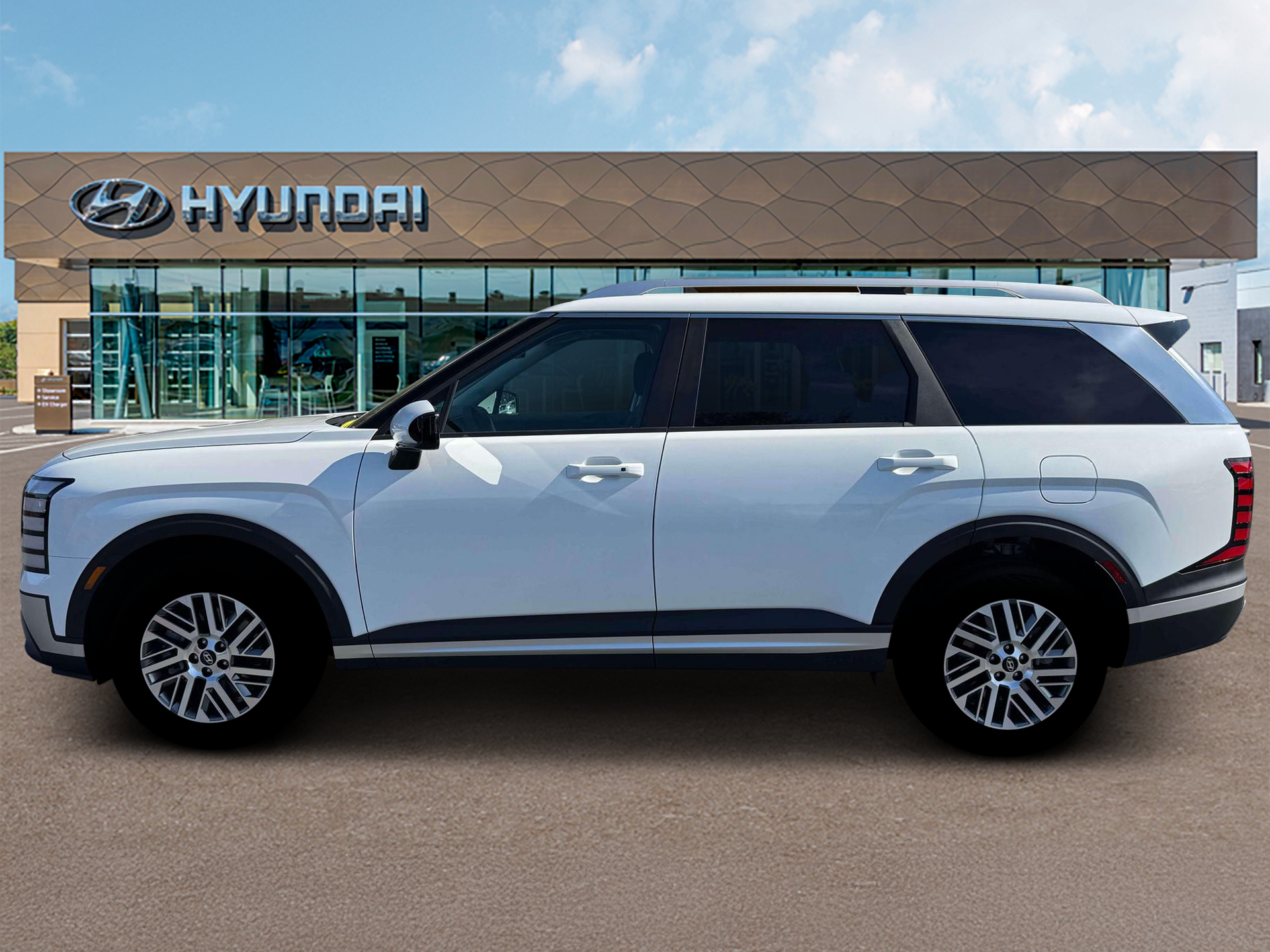 New 2026 White Hyundai SEL AWD image 3