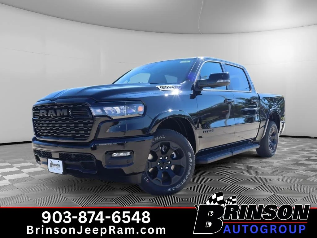 New 2026 Diamond Black Crystal Pearl-Coat Exterior Paint RAM Lone Star image 1