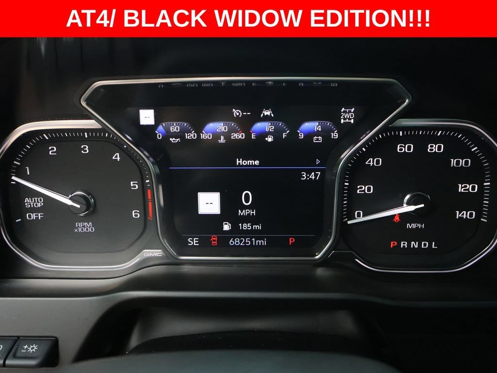 Used 2021 CAYENNE RED TINTCOAT GMC AT4 image 42