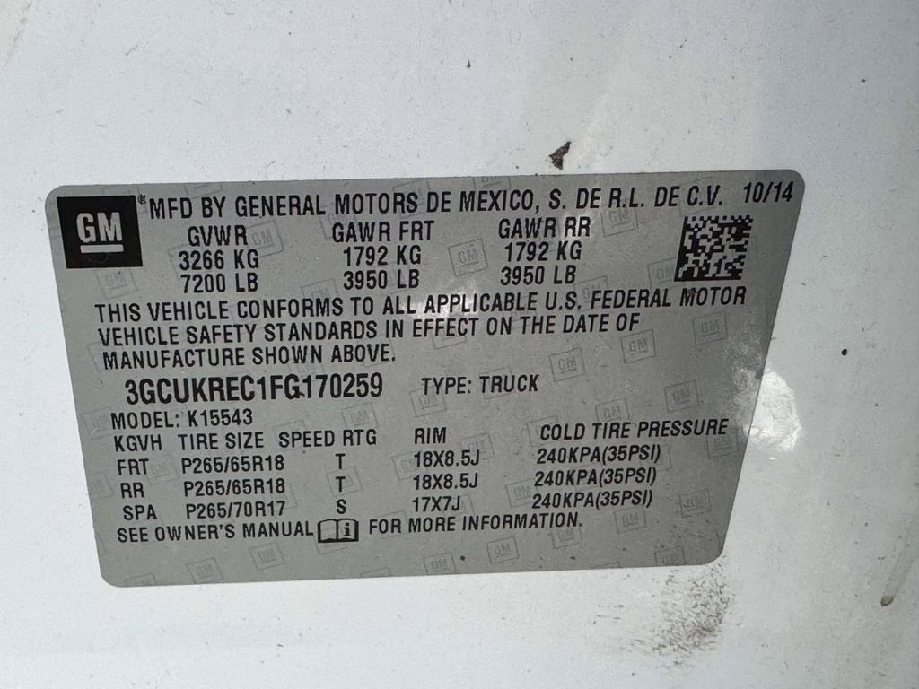 Used 2015 White Chevrolet LT image 29