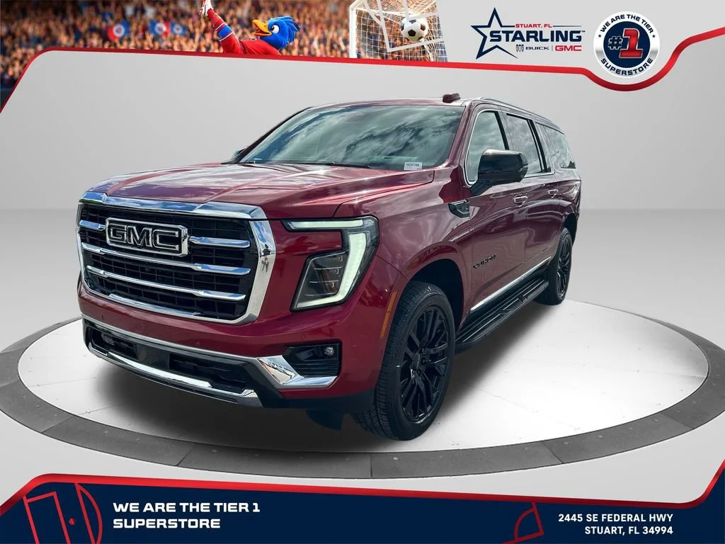 New 2026 Volcanic Red Tintcoat GMC Elevation image 1