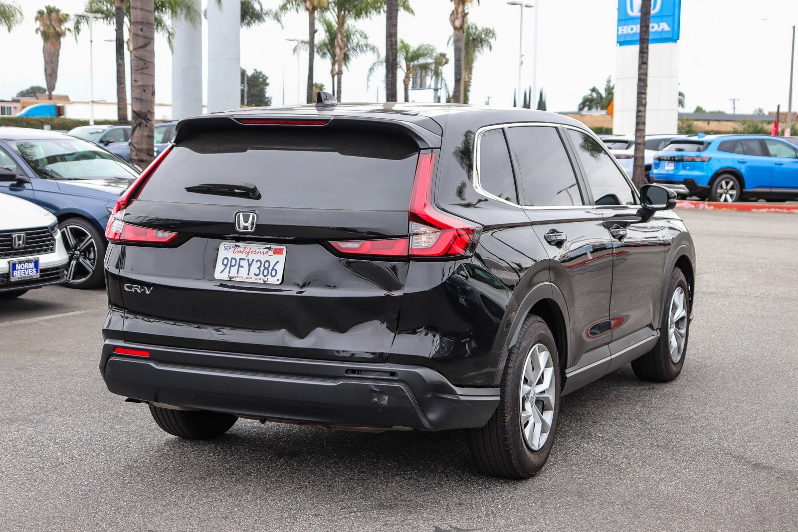 Used 2025 Crystal Black Pearl Honda LX image 12
