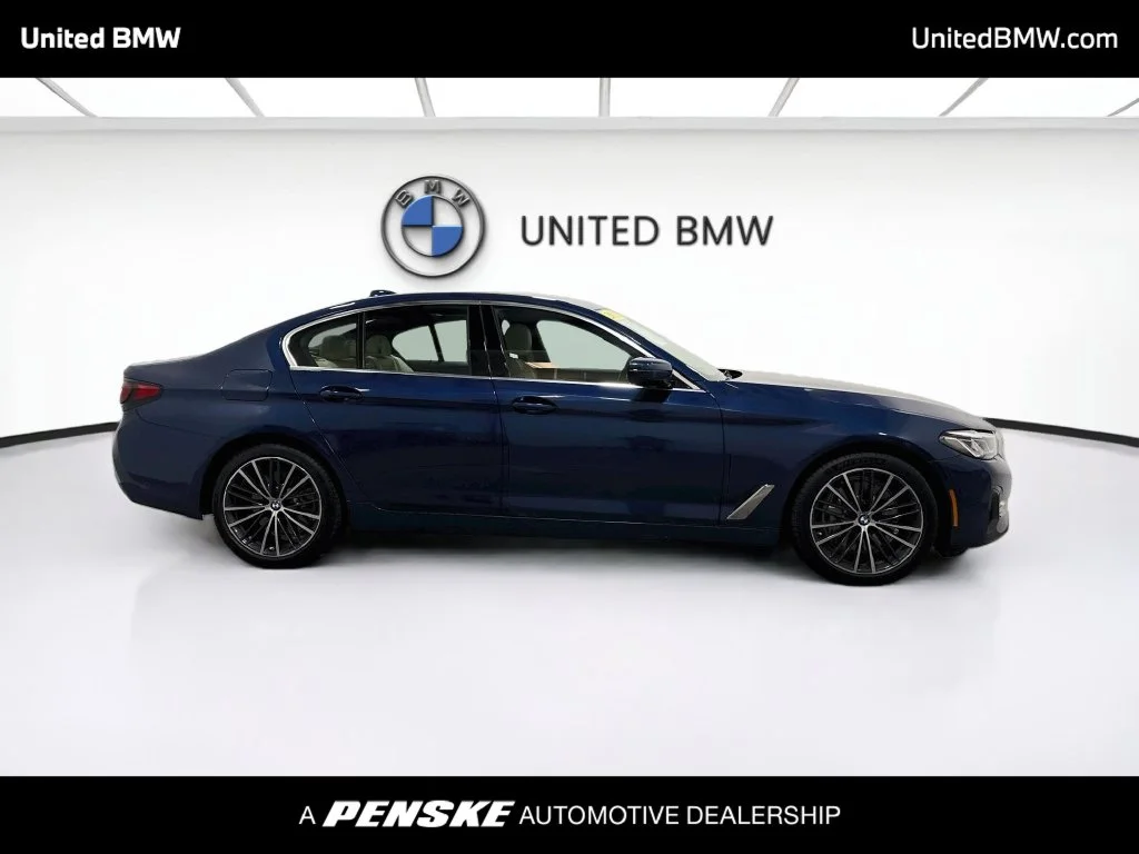 Certified Used 2023 Phytonic Blue Metallic BMW 540i xDrive image 4
