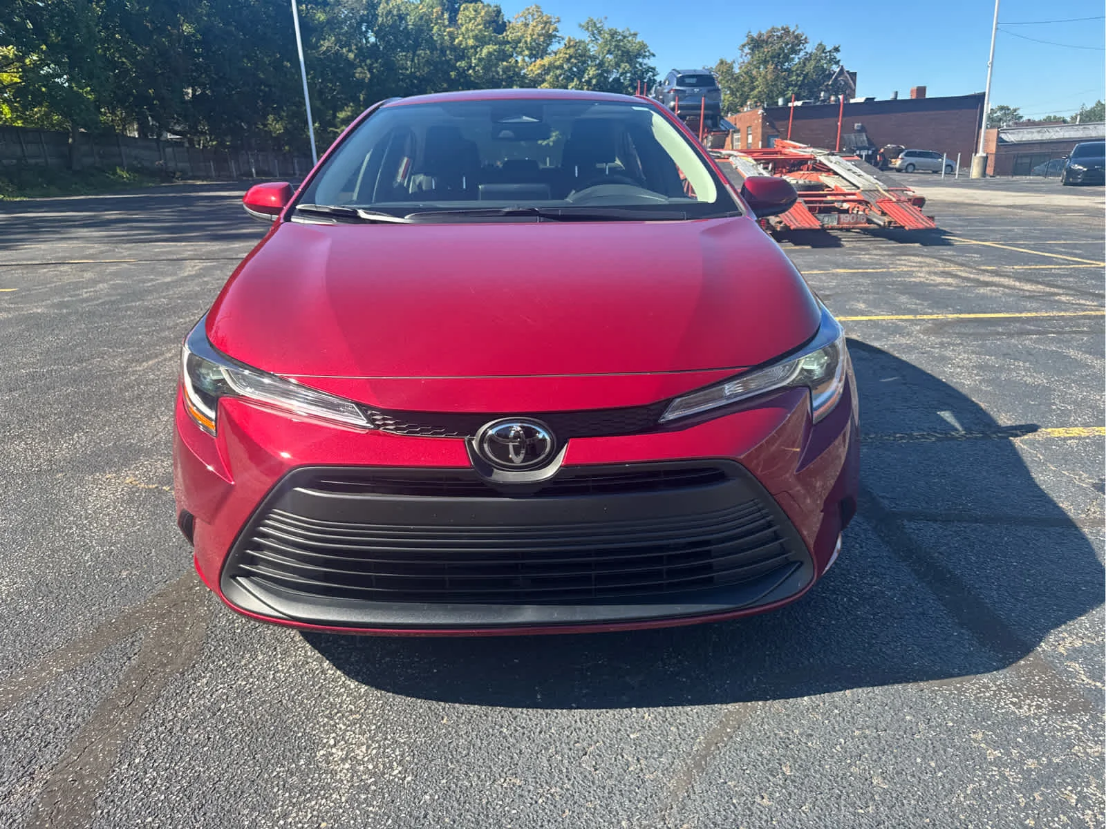 Used 2024 Ruby Flare Pearl Toyota LE image 5