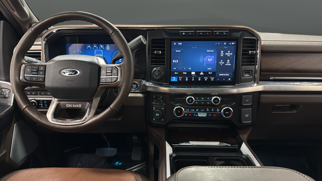 Used 2024 Antimatter Blue Metallic Ford King Ranch image 12