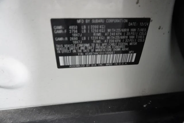 Certified Used 2025 Crystal White Pearl Subaru Limited image 22