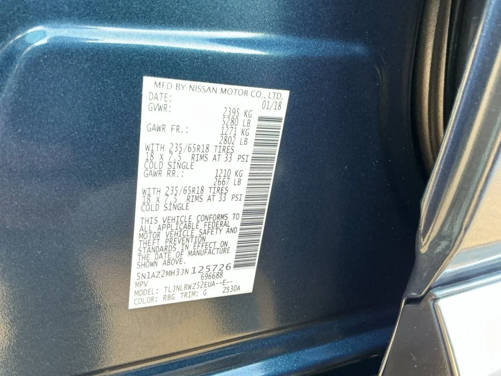 Used 2018 Blue Nissan SL image 31
