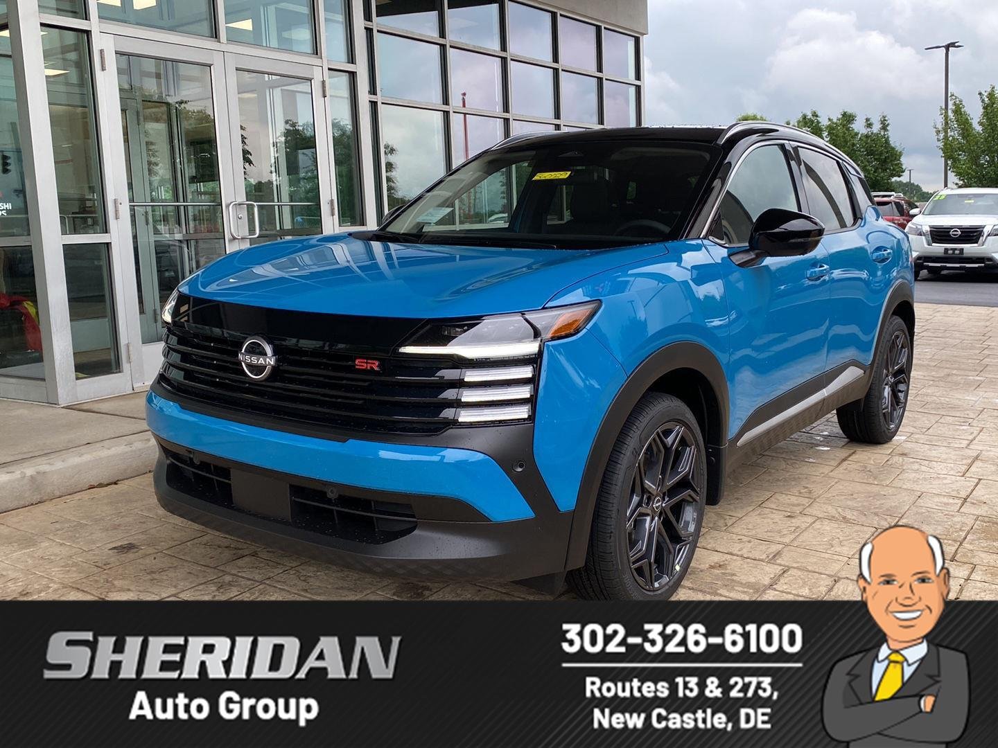 New 2026 Arctic Ice Blue Metallic / Super Black Two-tone Nissan SR image 1