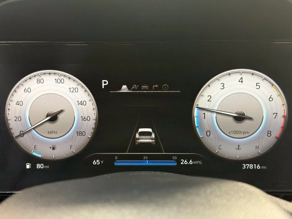 Used 2023 Phantom Black Hyundai Base image 24