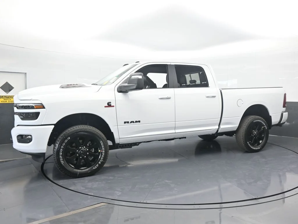 New 2026 Bright White Clear-Coat Exterior Paint RAM Laramie image 2