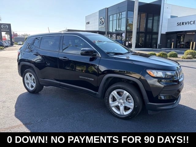 Used 2023 Diamond Black Cry Jeep Sport image 1