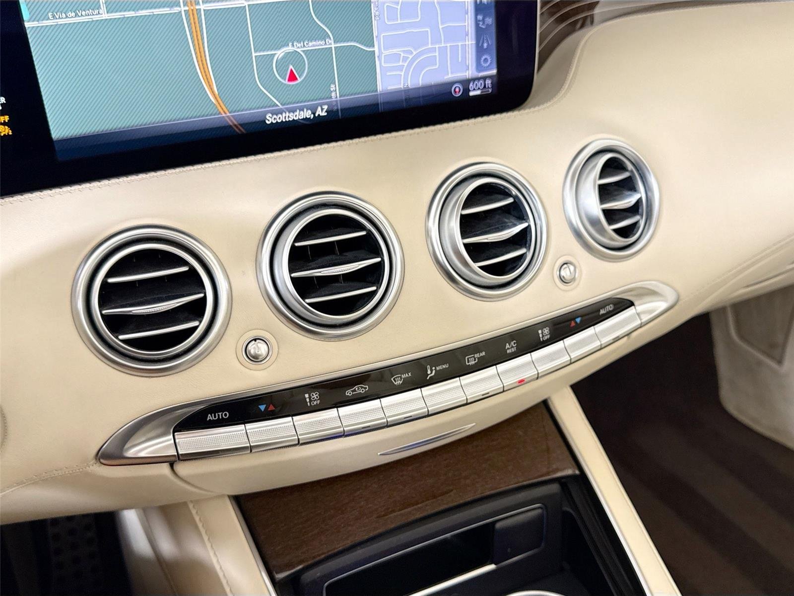 Used 2019 designo Cashmere White Magno (Matte Finish) Mercedes-Benz S 560 Cabriolet | AMG® Line | Premium Pkg | Driver Assist Pkg image 22