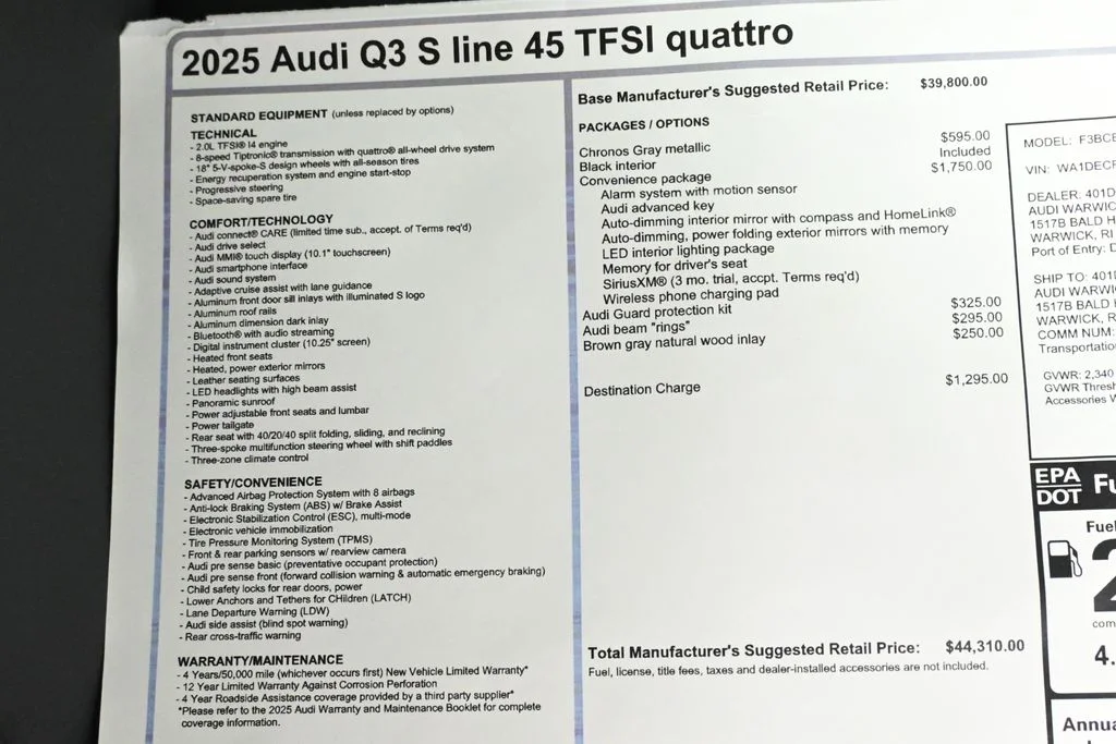 Used 2025 Gray Audi Premium image 30