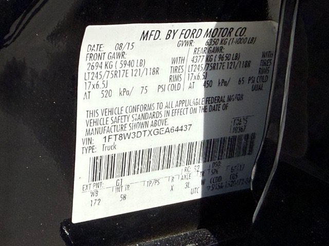 Used 2016 Black Ford Lariat image 26