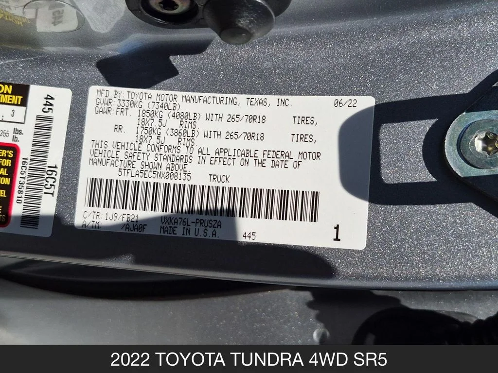 Used 2022 Silver Toyota SR5 image 24