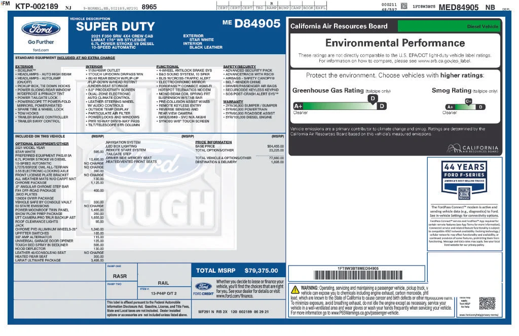 2021 Ford F-350 Super Duty Lariat - Photo 40