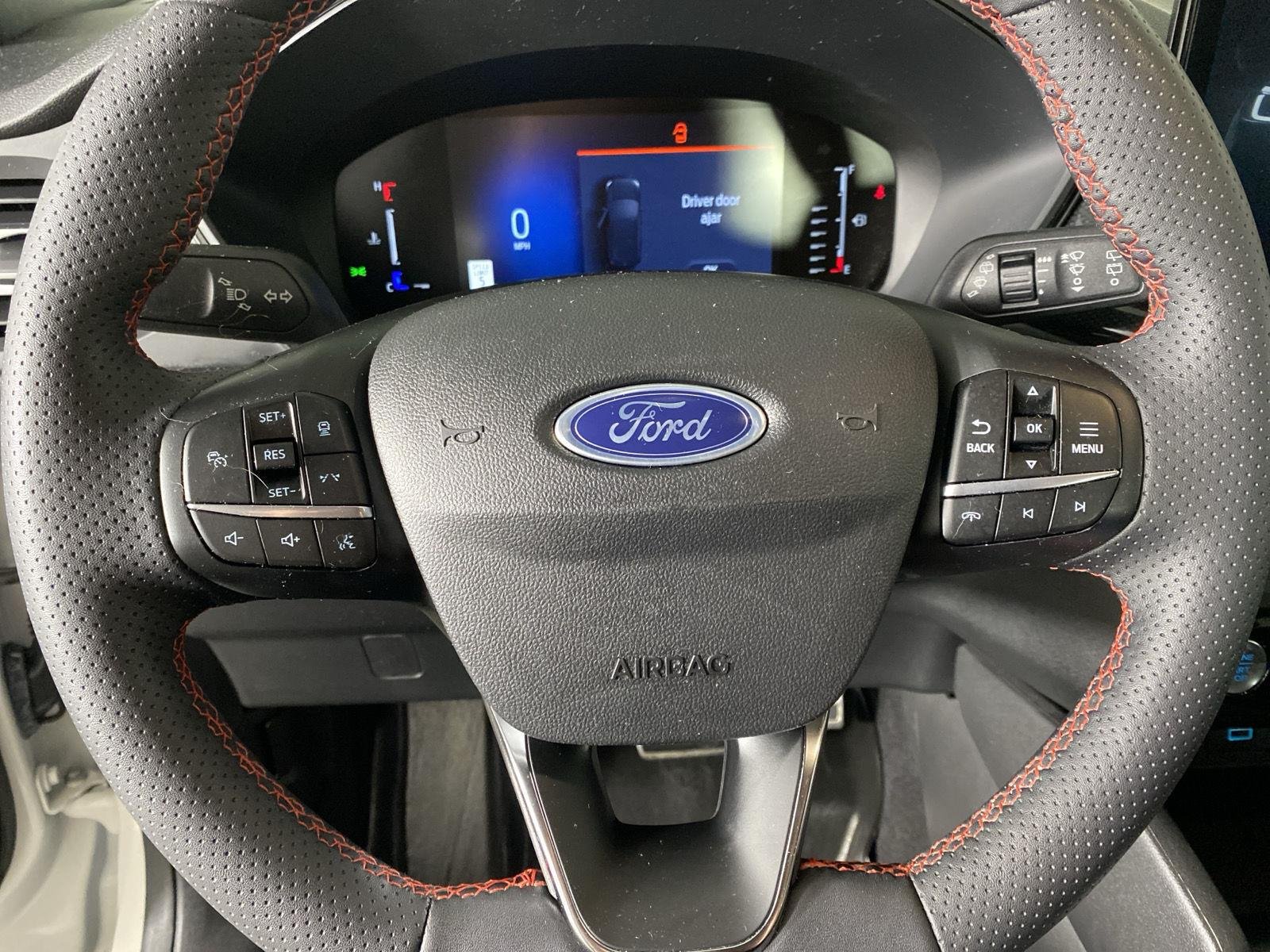Used 2023 Star White Metallic Tri-Coat Ford ST-Line image 14