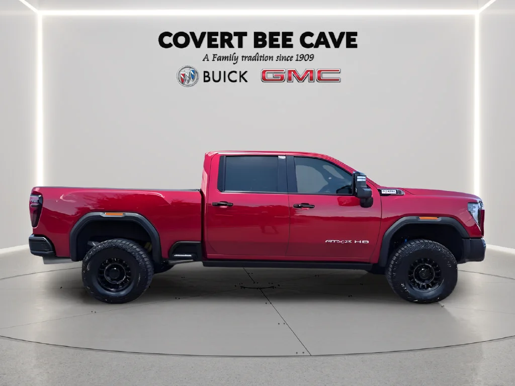 Used 2025 Volcanic Red Tintcoat GMC AT4X image 16