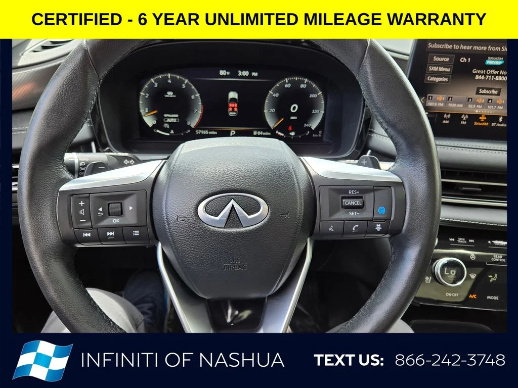 Certified Used 2023 White INFINITI LUXE image 24