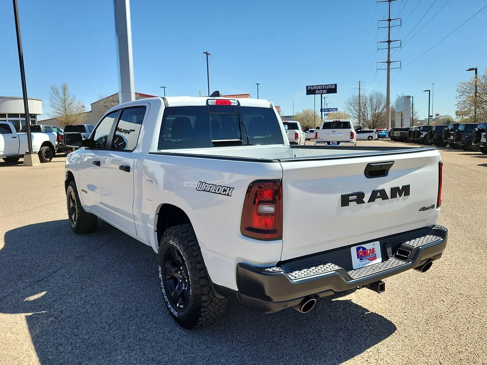 New 2026 PW7 Bright Whit Ram WARLOCK CREW CAB 4X4 5