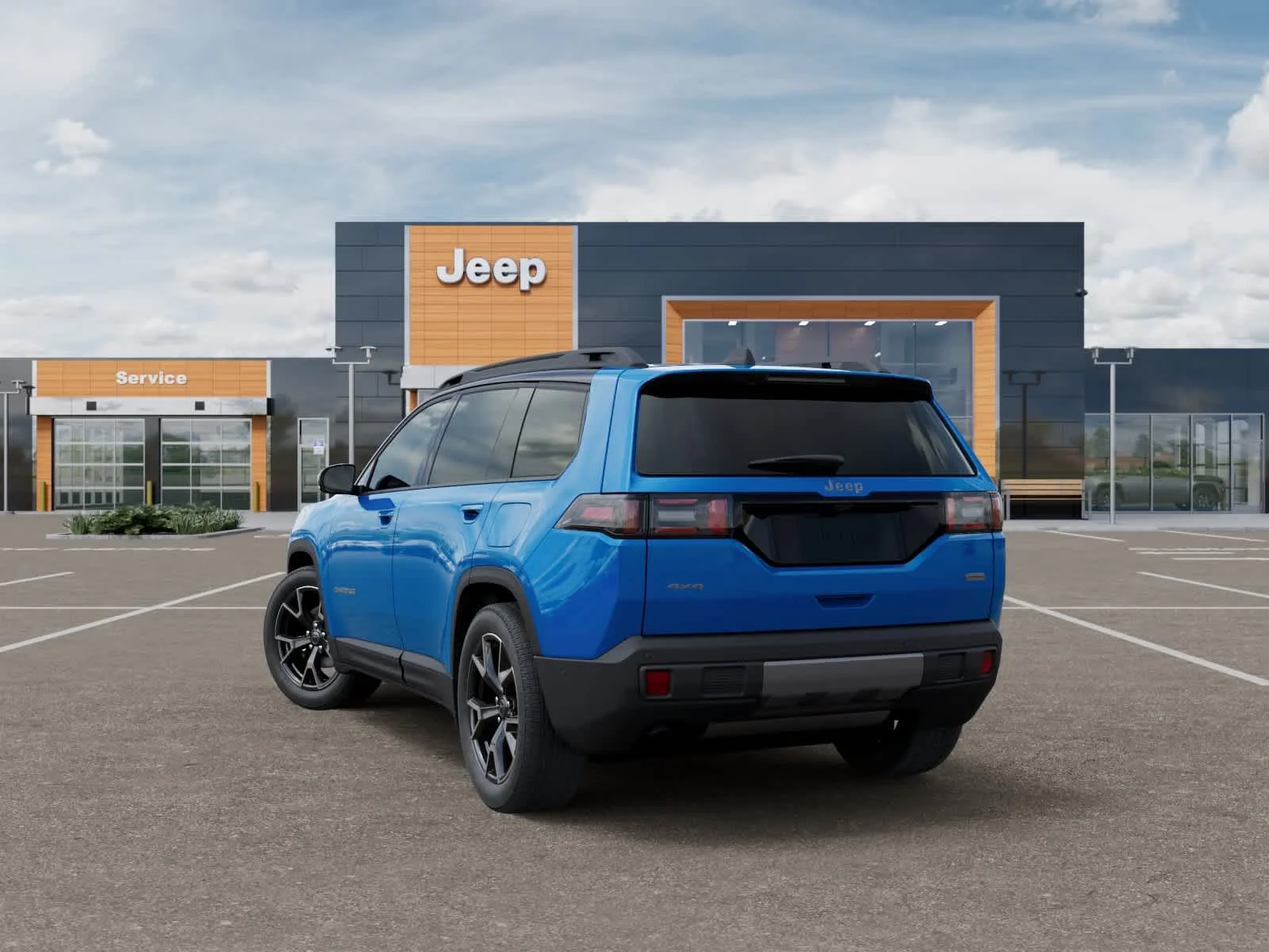 New 2026 Hydro Blue Pearlcoat Jeep Overland image 3